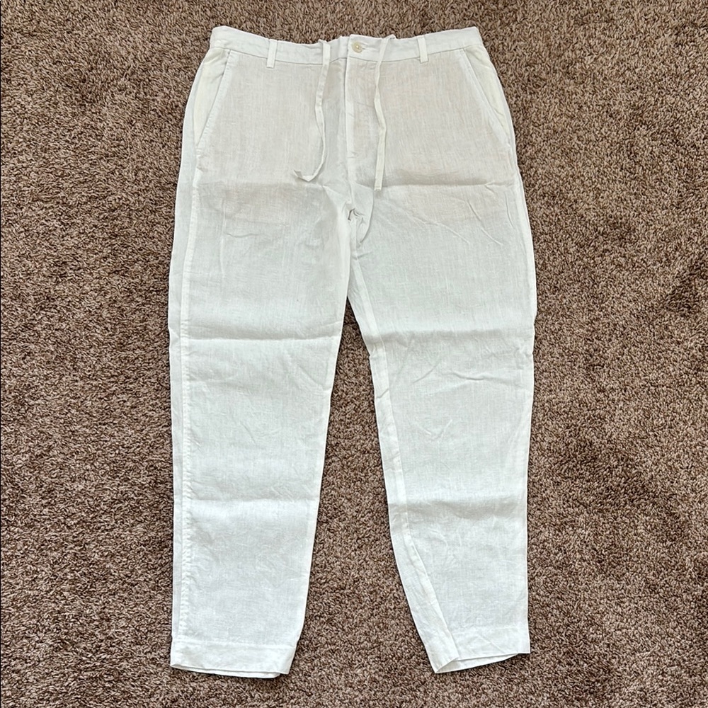Zara Men's White Dress Pants